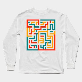 Geometric maze Long Sleeve T-Shirt